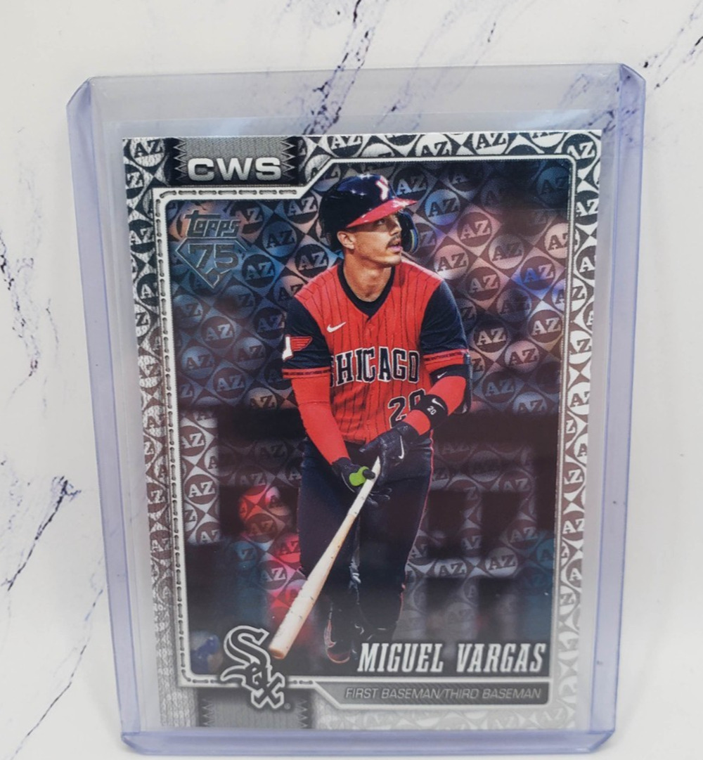 Miguel Vargas 2026 Topps AZ Spring Training Foil #329 Chicago White Sox